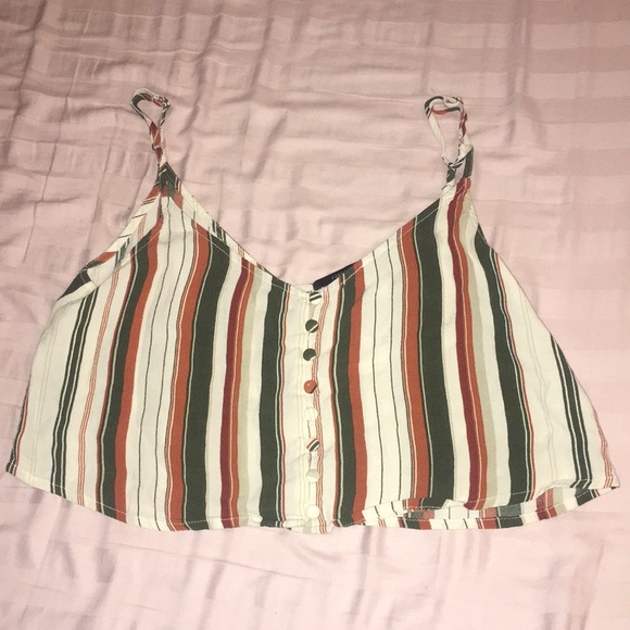 Forever 21 Tops - Striped Forever 21 Crop Top